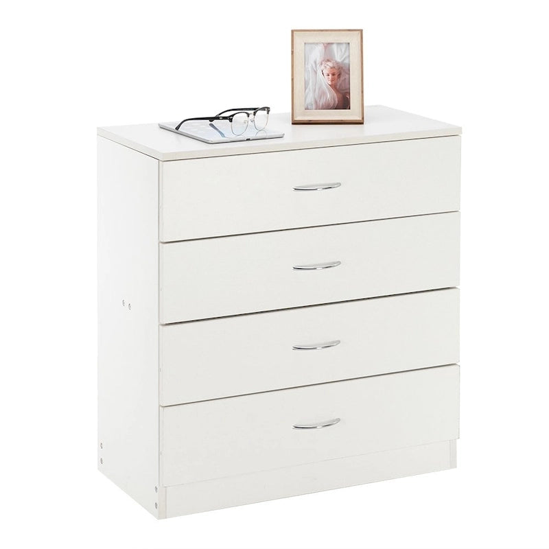 Commode 4 tiroirs noire / blanche