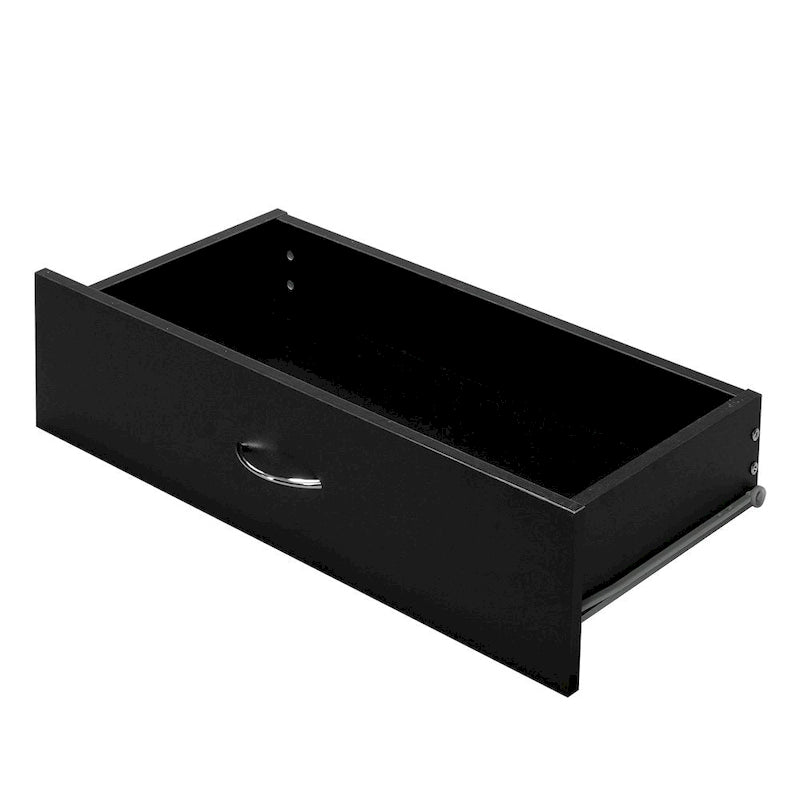 Commode 4 tiroirs noire / blanche