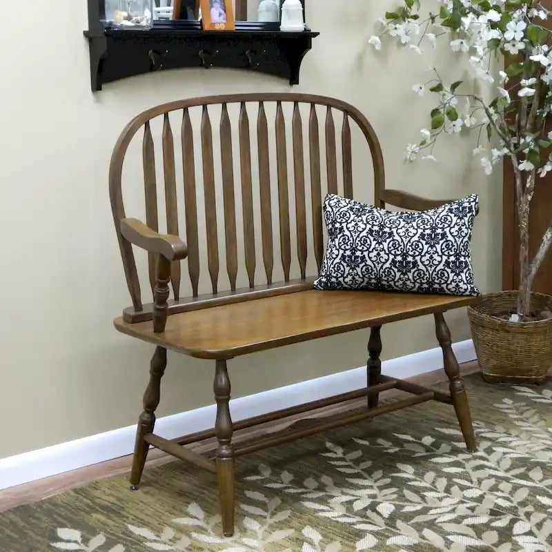 Banc Windsor — Chêne américain / Orme | Monoplace