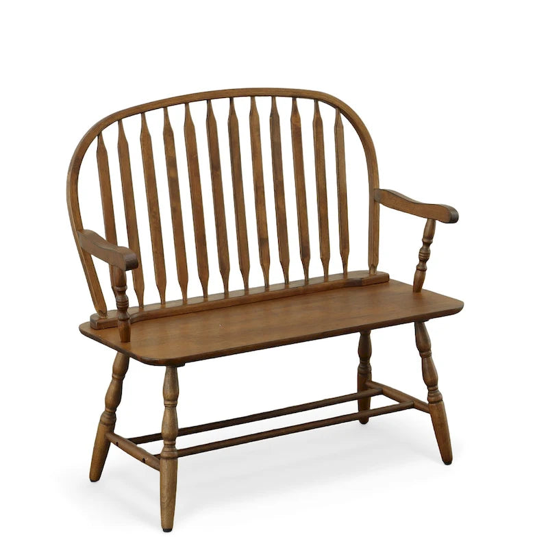 Banc Windsor — Chêne américain / Orme | Monoplace