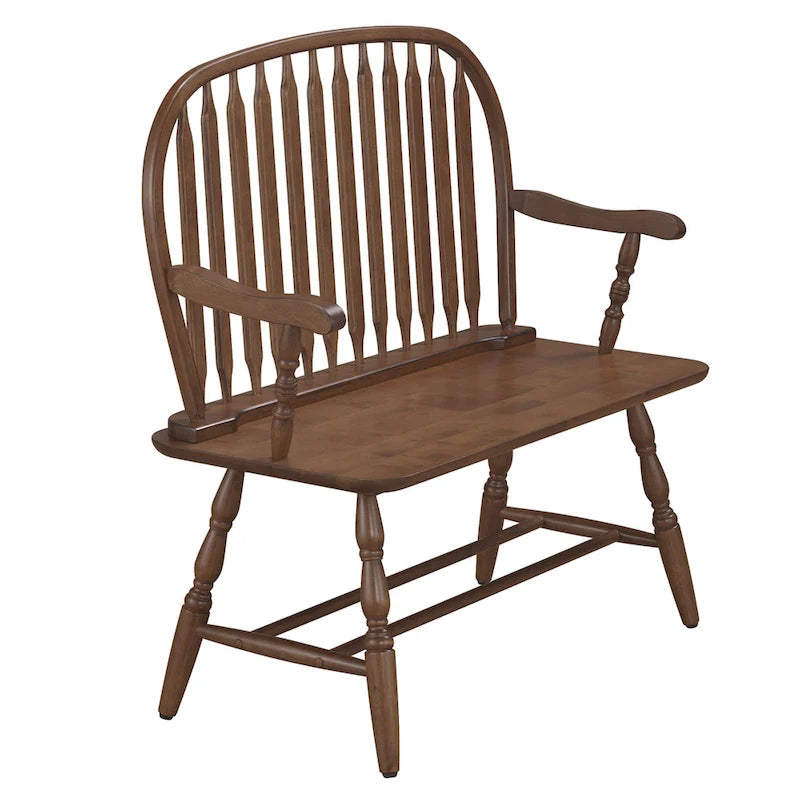 Banc Windsor — Chêne américain / Orme | Monoplace