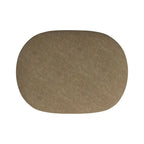 Pouf rond – Boucle crème / Velours moka / Boucle rose | 1 place
