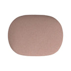 Pouf rond – Boucle crème / Velours moka / Boucle rose | 1 place