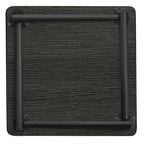 Table carrée pliante de 76 cm — Gris/Noir | Noyer Mocha | Érable | Acajou, 4 places