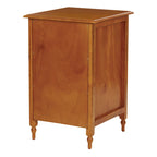Meuble classeur à deux tiroirs en cerisier antique