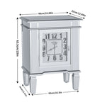 Table d'appoint en argent antique avec miroir et horloge — Style moderne, pour 1 personne