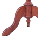 Table d'appoint en bois brun — 1 personne, plateau carré