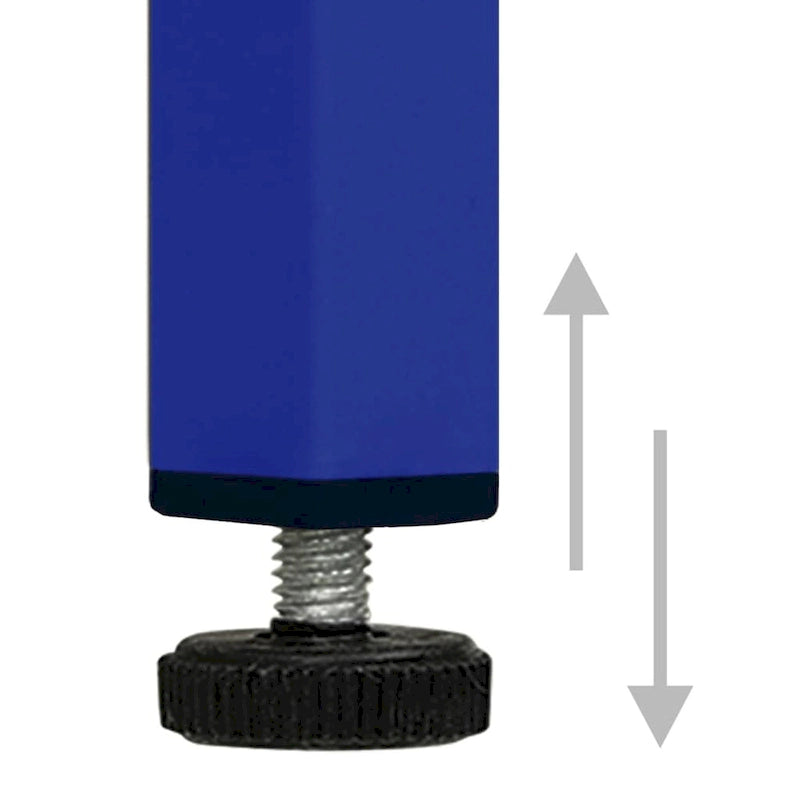 Meuble TV en acier à 2 portes — Bleu marine / Menthe / Orange