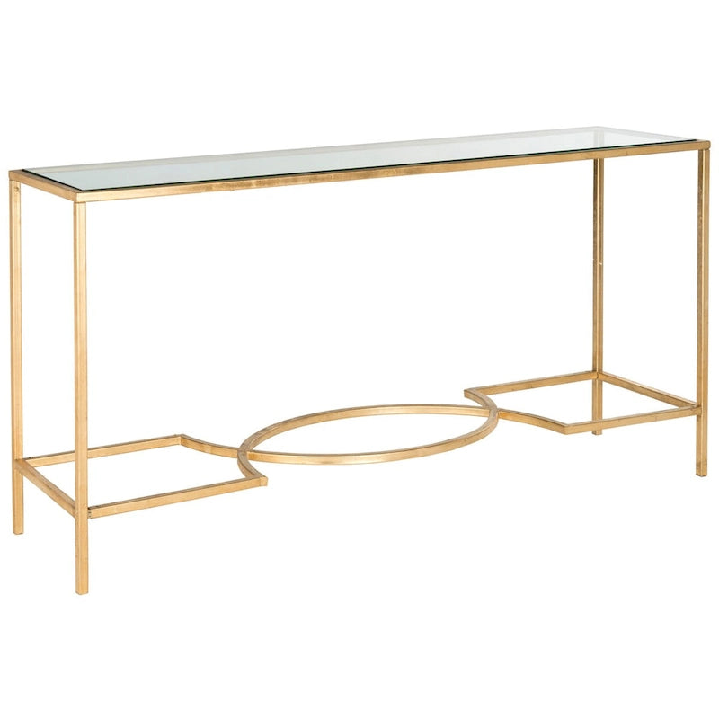 Console dorée – 1 personne, Entrée / D'appoint, Cadre droit