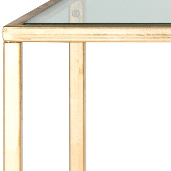 Console dorée – 1 personne, Entrée / D'appoint, Cadre droit