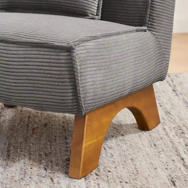 Fauteuil d'appoint sans accoudoirs, lot de 2 — Revêtement en polyester, plusieurs coloris disponibles