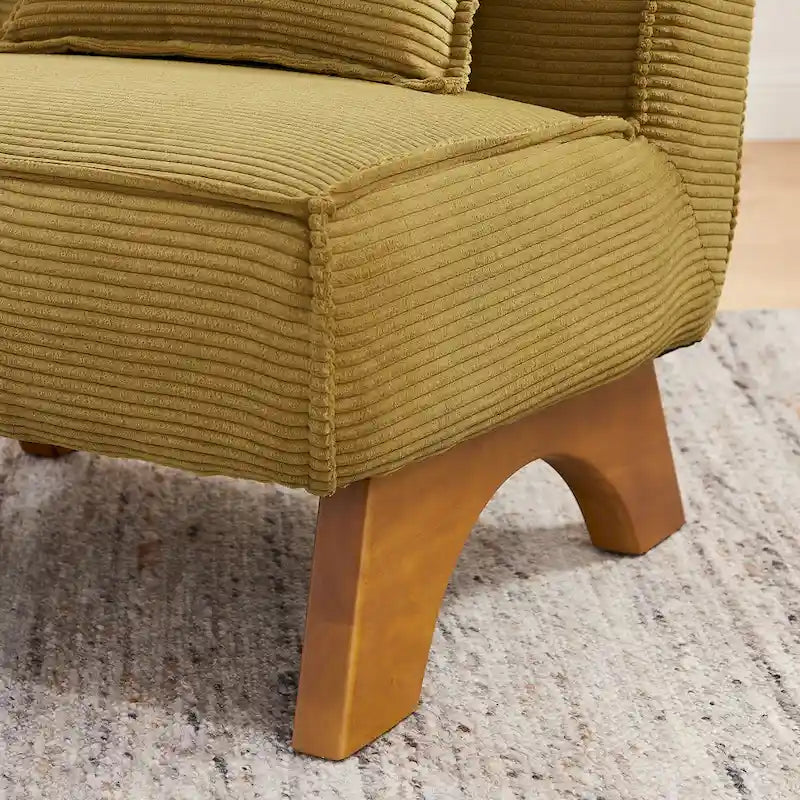 Fauteuil d'appoint sans accoudoirs, lot de 2 — Revêtement en polyester, plusieurs coloris disponibles