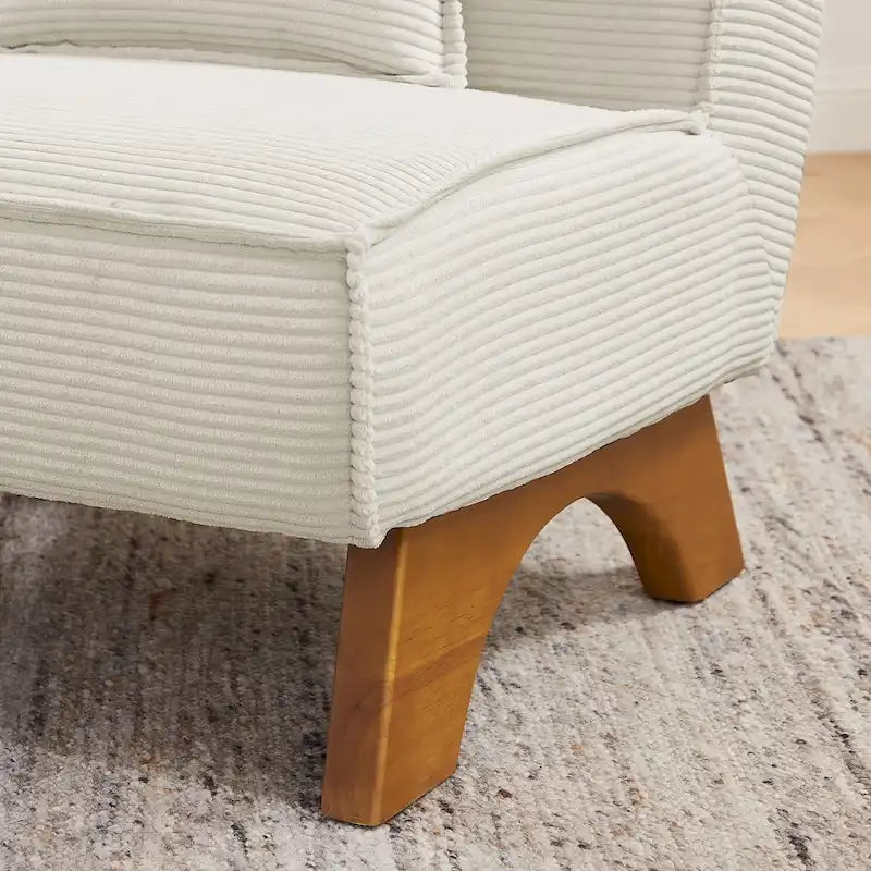 Fauteuil d'appoint sans accoudoirs, lot de 2 — Revêtement en polyester, plusieurs coloris disponibles