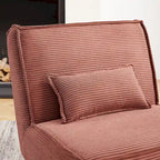 Fauteuil d'appoint sans accoudoirs, lot de 2 — Revêtement en polyester, plusieurs coloris disponibles