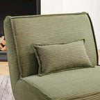 Fauteuil d'appoint sans accoudoirs, lot de 2 — Revêtement en polyester, plusieurs coloris disponibles