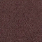 Causeuse en cuir pleine fleur, 2 places, brun cannelle / brun raisin