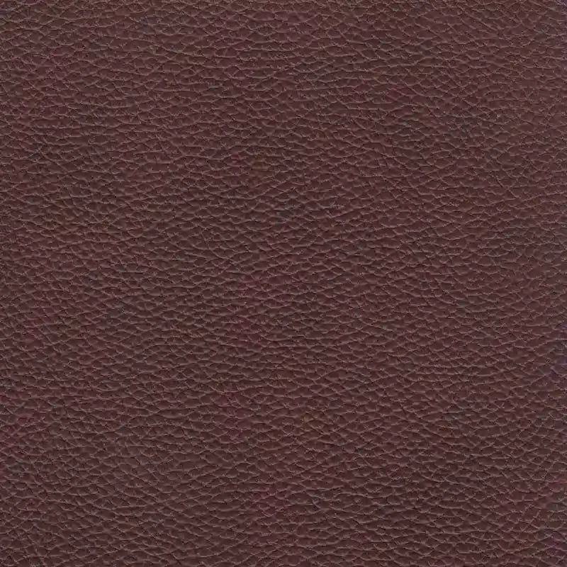 Causeuse en cuir pleine fleur, 2 places, brun cannelle / brun raisin