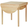 Table à manger avec abattants, 2 personnes, pin massif