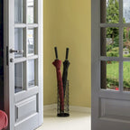 Porte-parapluies en métal noir avec égouttoir — Intérieur/extérieur, 1 compartiment